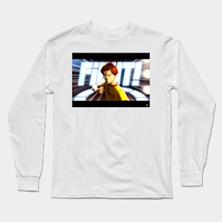 Scott Pilgrim! FIGHT!!! Long Sleeve T-Shirt